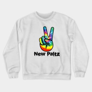 New Paltz Drippy Peace Sign Crewneck Sweatshirt